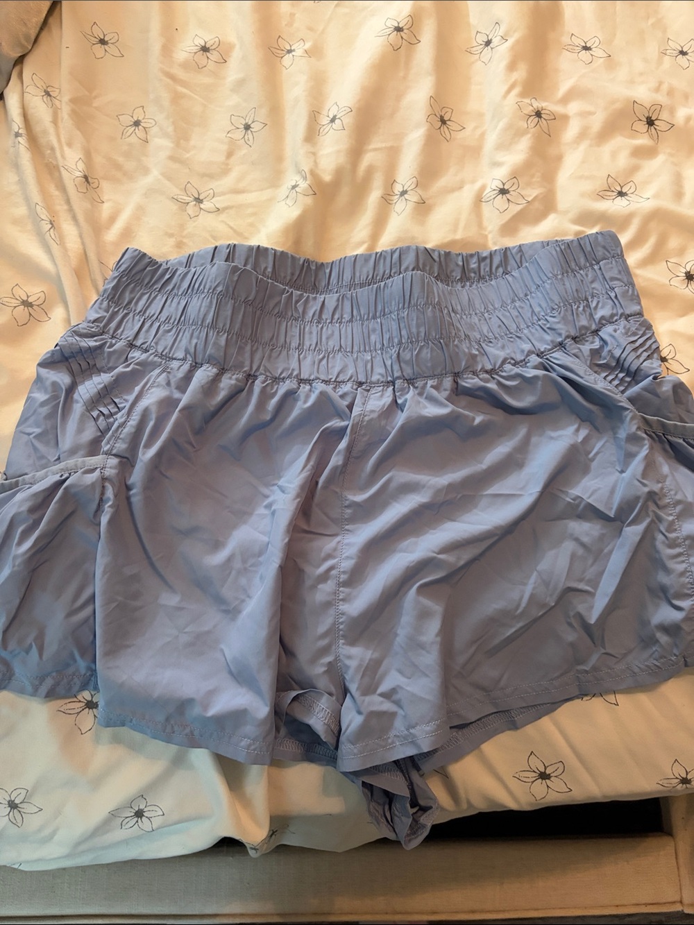 Free people movement Light Blue Women's Elastic-Waist Shorts